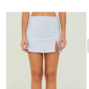 Altar’d State kit plaid mini skirt